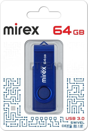 USB Flash Mirex Color Blade Swivel 3.0 64GB 13600-FM3BSL64
